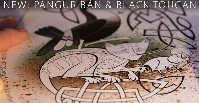 Pangur Bán & Black Toucan