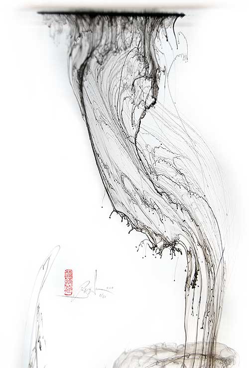 Ink-Fall print by Denis Brown
