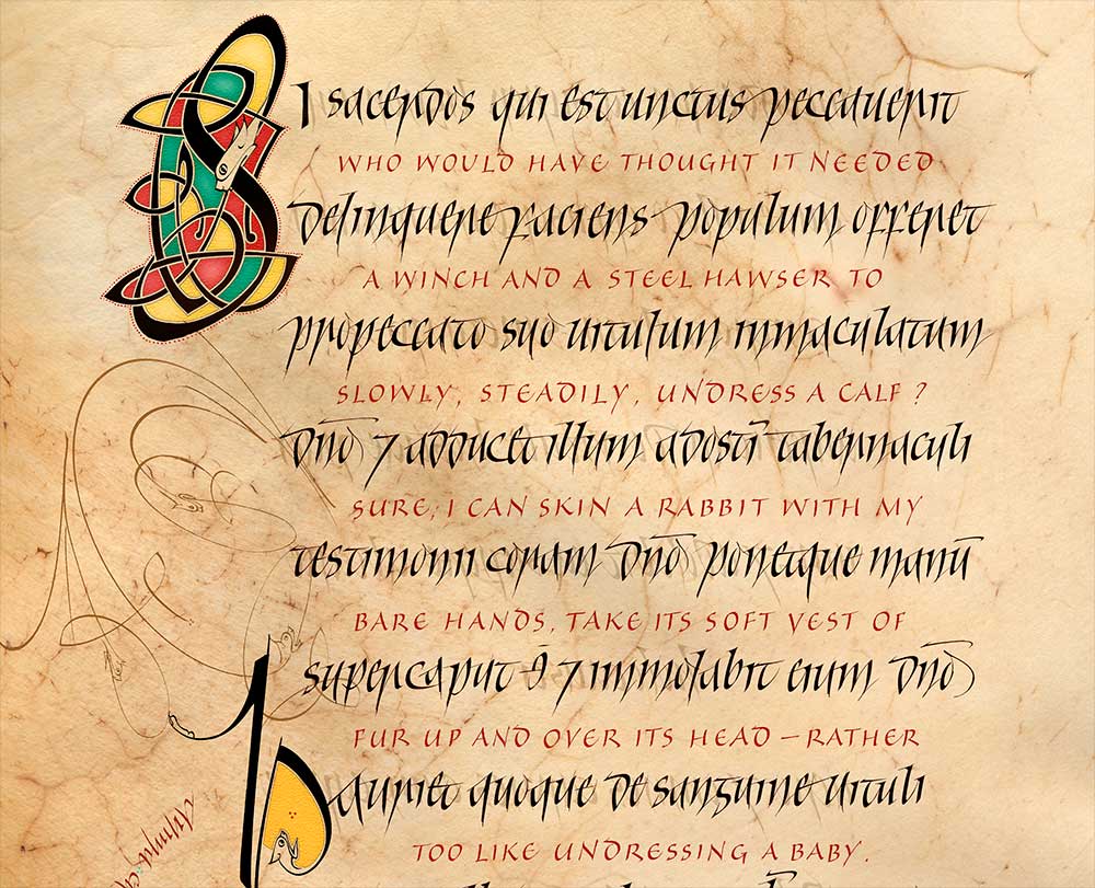 Calligraphy by Denis Brown
