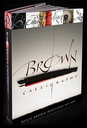 The book, BROWN Calligraphy 