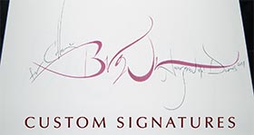Custom Signatures