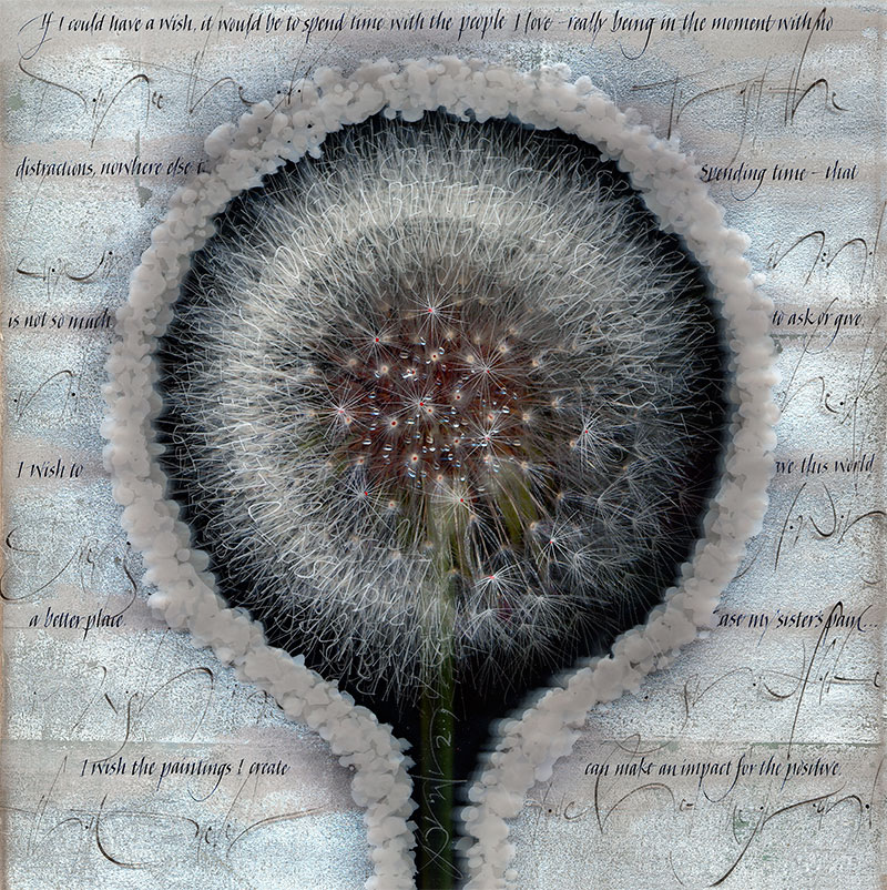 Calligraphy in Glass by Denis Brown