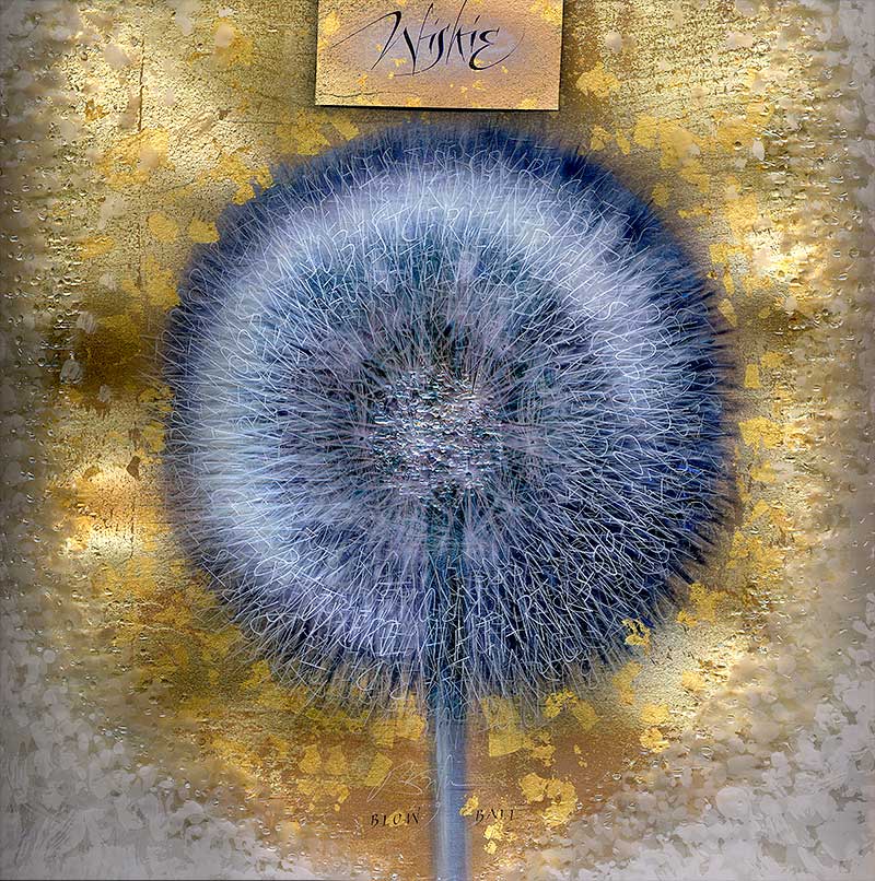 Calligraphy in Glass by Denis Brown